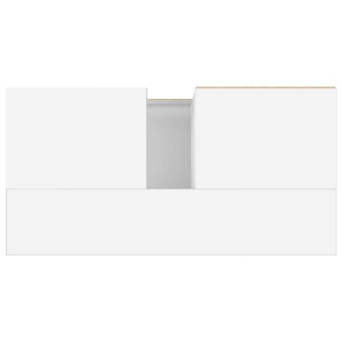 Szafka łazienkowa, biała, 65x33x60 cm, materiał drewnopochodny na Arena.pl