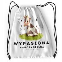 Plecak Sportowy Szkolny Nauczycielki Worek Torba Z Nadrukiem Ze Zdjęciem
