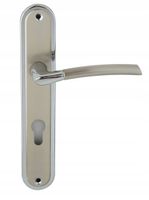 Klamka i szyldy do drzwi PRESTO nikiel satyna 72W