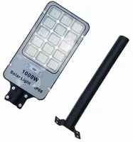 Latarnia lampa solarna 420 LED 1000W czujnik ruchu, pilot i mocowanie