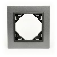 Efapel animato ramka 1k aluminium grafit 90910 tas