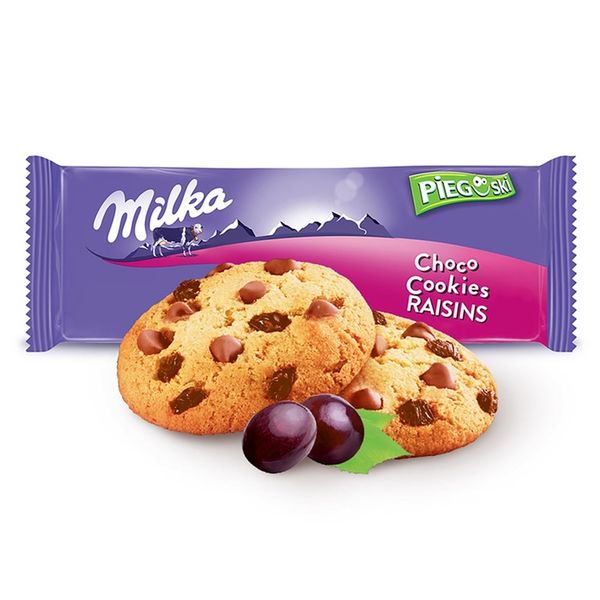 9x Milka Pieguski Choco Cookie Raisins 135 zdjęcie 5