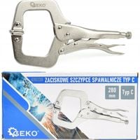 Szczypce zaciskowe spawalnicze 280 mm typ C GEKO