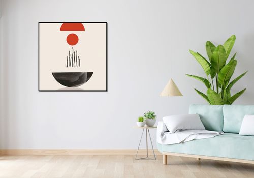 Plakat 90x90cm Półokrągła Forma na Arena.pl