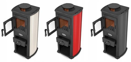 Piec stalowy kominek wolnostojący BLIST Ekonomik Lux / BERNA LUX 8,5 na Arena.pl