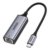 zewnętrzna karta sieciowa lan rj45 - usb-c 1 gigabit ethernet - szary