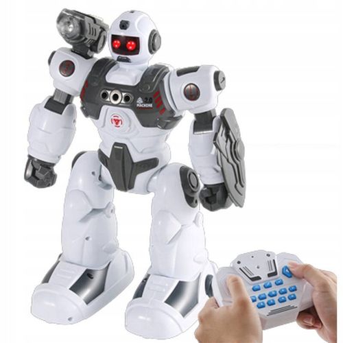 MULTIFUNKCYJNY ROBOT STEROWANY STRZELA STRZAŁKAMI PARĄ PILOT PROGRAMOWANIE na Arena.pl