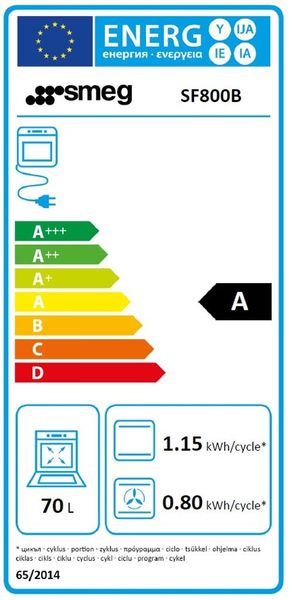 Piekarnik do zabudowy Smeg SF800B zdjęcie 2