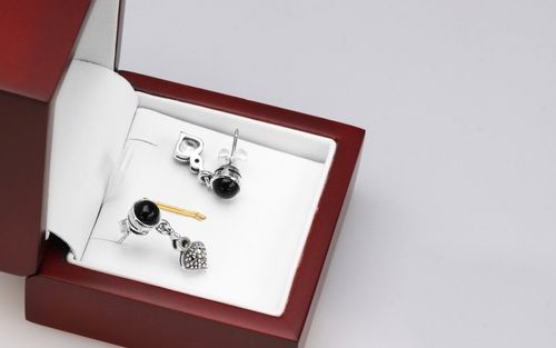 Srebrne kolczyki KDM2877 - Markazyty na Arena.pl