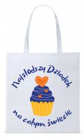 Dla Dziadka Na Prezent Torba Eco Biała Shopper Z Nadrukiem Ze Zdjęciem