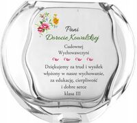 Wazon z nadrukiem PREZENT dla nauczyciela dzień