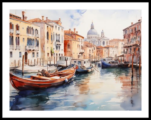 Plakat 65x50cm Wenecka Impresja na Arena.pl