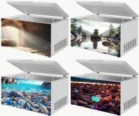 Naklejka samoprzylepna okleina na zamrażarkę zmywarkę pralkę KAMIENIE WZORY