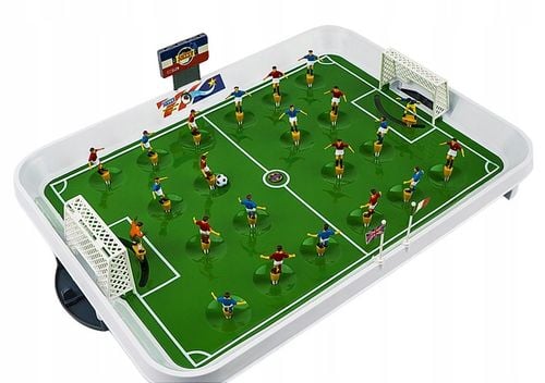 GRA PIŁKARZYKI SPRĘŻYNOWE XXL STOŁOWE PIŁKA NOŻNA +22 ZAWODNIKÓW DLA DZIECI na Arena.pl