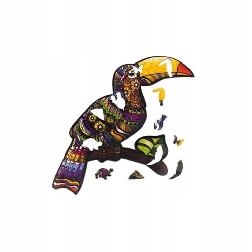 Puzzle Drewniane Eko 127 El. Tropikalny Tukan A3 Puza3-04783 na Arena.pl