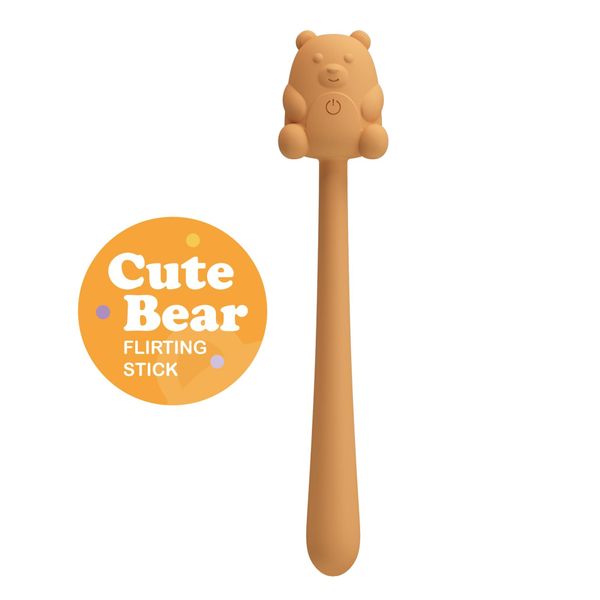 Cute Bear, Flirting Stick, 7 Vibration Functions, Magnetic Usb Charging zdjęcie 2