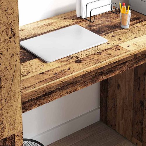 Biurko Stare drewno 113 x 54 x 120 cm Materiał drewnopochodny na Arena.pl