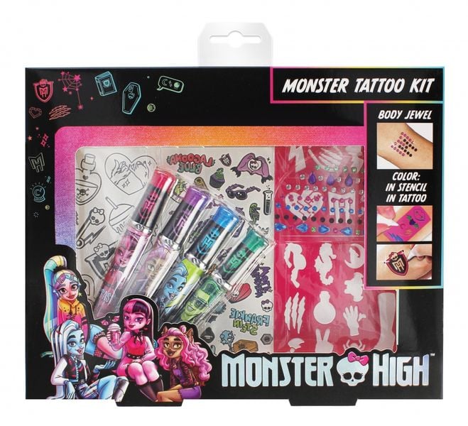 ND39_504895 MONSTER HIGH ZESTAW TATUAZY 24X20X3 P zdjęcie 5