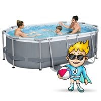 basen ogrodowy stelażowy 305 x 200 x 84 cm 17w1 bestway 5614a