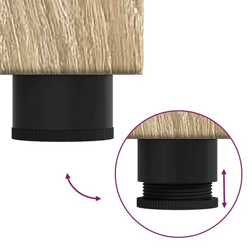 Szafka z umywalką do łazienki TULUM dąb sonoma 60 x 34 x 63 cm na Arena.pl