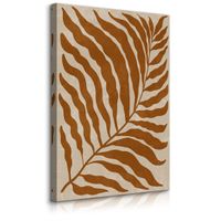 Obraz Na Płótnie Do Sypialni Suszony Liść Palmowy Abstrakcja 40cm x 50cm