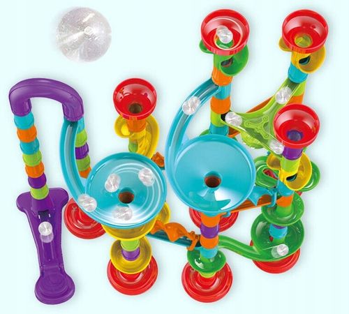 TOR kulkowy KULODROM wyścig DLA KULEK Marble ZESTAW KULKI WYRZUTNIA 113 el. na Arena.pl