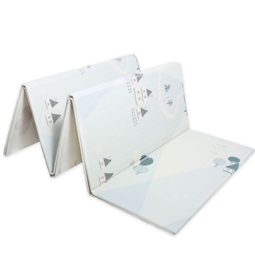 Dwustronna edukacyjna piankowa mata dziecięca XXL 180x200 cm - pingwinek na Arena.pl