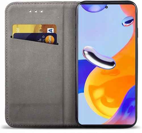 Etui Magnetyczne do Xiaomi Redmi Note 11 Pro - Zamykane na klapkę +Szkło 9h na Arena.pl