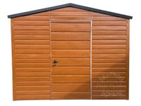 SCHOWEK DOMEK OGRODOWY 3x3 m dwuspadowy  jasny orzech drewnopodobny ID531