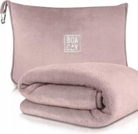 KOC BOACAY MIĘKKI I CIEPŁY KOC PODRÓŻNY 100 x 160CM DO SAMOLOTU PODRÓŻY