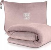 KOC BOACAY MIĘKKI I CIEPŁY KOC PODRÓŻNY 100 x 160CM DO SAMOLOTU PODRÓŻY