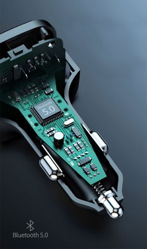 TRANSMITER FM BLUETOOTH 5.0 MP3 ŁADOWARKA SAMOCHODOWA USB-C MICRO LIGHTNING na Arena.pl