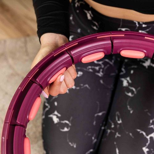 Hula hop z licznikiem obciążeniem odchudzające z wypustkami smart na Arena.pl