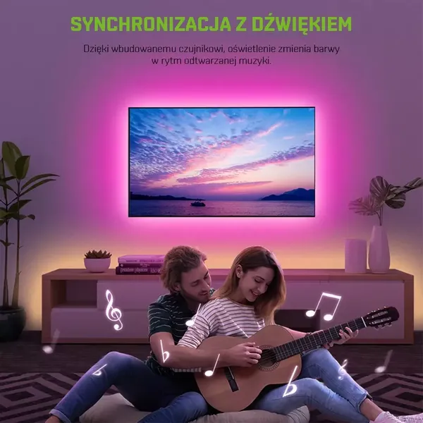 GOSUND Inteligentna taśma LED RGB SL2 500cm zdjęcie 1