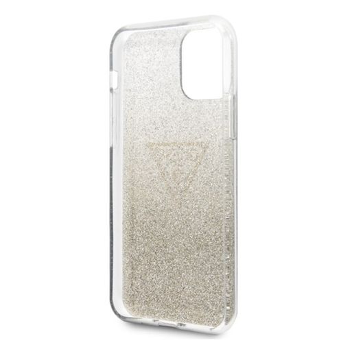 Guess Solid Glitter Triangle - Etui iPhone 11 Pro Max (Gold)) na Arena.pl