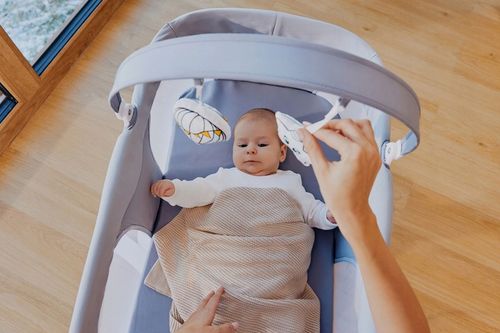 Kocyk bambusowy otulacz dla dzieci 75x100cm PIERWSZY PREZENT Lionelo Bamboo na Arena.pl