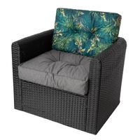 Poduszka ogrodowa KAJA na fotel, meble technorattan taras balkon 50x50