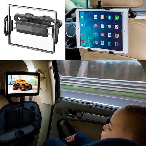 Uchwyt samochodowy na tablet telefon na zagłówek mocny regulowany stabilny na Arena.pl