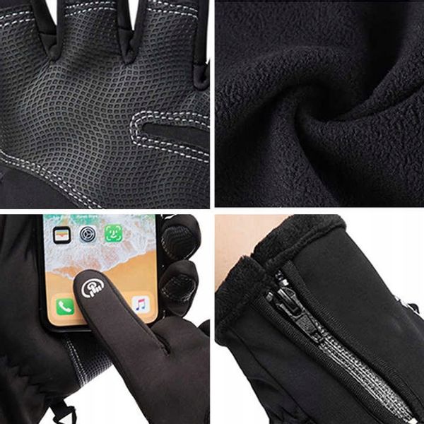 Rękawice Softshell Dotyk Narty Biegowe Rower XXL zdjęcie 5