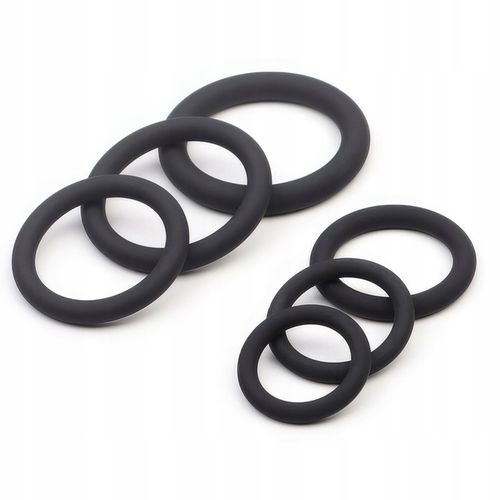 PIERŚCIENIE EREKCYJNE NA PENISA ZESTAW RING 6 SZT PRZEDŁUŻONY STOSUNEK na Arena.pl