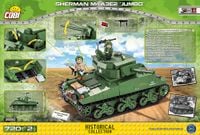 ND01_186600 COBI HC WWII Sherman M4AE2 Jumbo 2fig