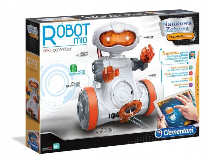 Robot zdalnie sterowany programowanie Robot Mio nowa generacja Clementoni zdjęcie 1