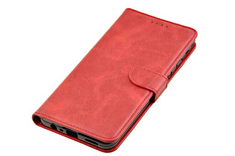 Etui portfel Wallet do Realme C51 czerwony zdjęcie 2