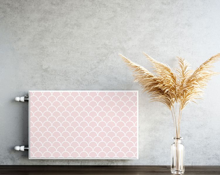 Maskownica Magnetyczna GRZEJNIKA Drobny Różowy Wzór GEOMETRYCZNY 80cm x 60cm zdjęcie 5