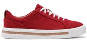 Clarks Trampki damskie - Un Maui Lace - rozmiar 35,5 - Czerwone tekstylne