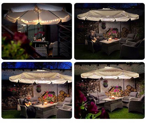 Parasol Ogrodowy Duży Składany 8 segmentów Ø 350cm na Arena.pl