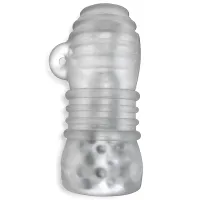 hunkyjunk jackt nubby ribbed ice - elastyczna maszyna intymna