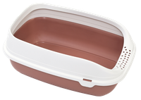 Kuweta dla kota otwarta BPA FREE BETA PLUS MAXI brązowy 49x39x17cm