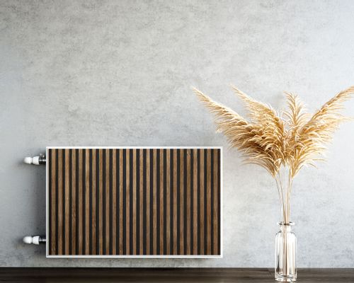 Osłona MAGNETYCZNA Grzejnika Lamele Deski Imitacja Drewna 90cm x 60cm na Arena.pl