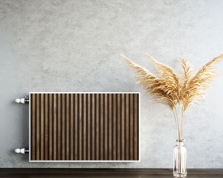 Osłona MAGNETYCZNA Grzejnika Lamele Deski Imitacja Drewna 90cm x 60cm zdjęcie 5